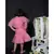 Pleated Frock with Smart Flower on Top