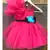 One Off Shoulder Flowered Frock With Ruffled Sleeves