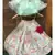 Frilled Top with heavy Embroidered Pleated Ghagra