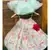 Frilled Top with heavy Embroidered Pleated Ghagra