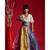 Multicolour Ghagra with V Neck style top