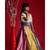 Multicolour Ghagra with V Neck style top