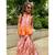 Peplum Kurta with Sharara and Hangings