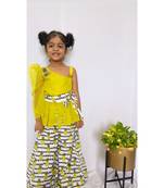 One off Shoulder balloned sleeve top with Palazzo