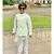 Slant Cut Kurta with Embroidered Jacket and Chudidar