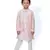 Peach Embroidered attached Jacket with Chudidar