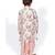 White Embroidered Floral Kurta with Dhoti