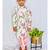 White Embroidered Floral Kurta with Dhoti