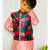 Floral Bandi with pink Kurta and Pajama