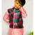 Floral Bandi with pink Kurta and Pajama