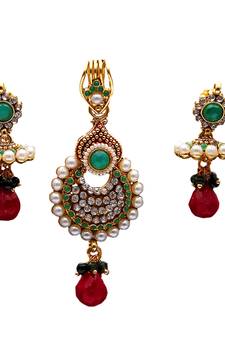 gold plated Multicolor Copper Pendants with earrings