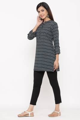 Beige Rayon stitched   kurta 3