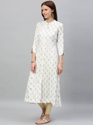 Grey Rayon stitched   kurta 3