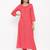Pink Rayon stitched   Kurta with     Palazzo