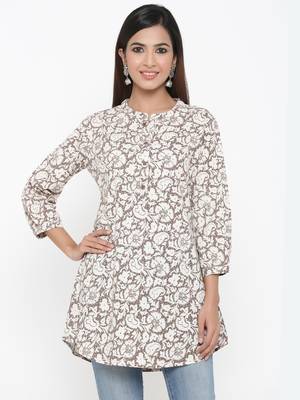 Off-white Cotton stitched   kurta 1