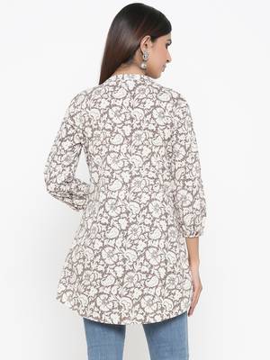 Off-white Cotton stitched   kurta 2