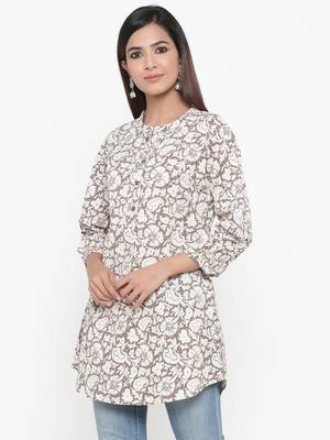 Off-white Cotton stitched   kurta 3
