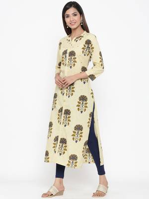 Off-white Cotton stitched   kurta 3