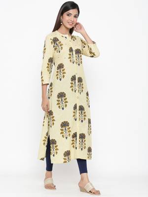 Off-white Cotton stitched   kurta 4
