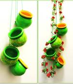 Green Mosaic Terracotta Hanging