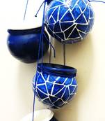 Blue Mosaic Terracotta hanging