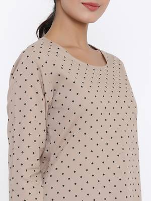 Cream Cotton stitched   TOP with     Palazzo 4
