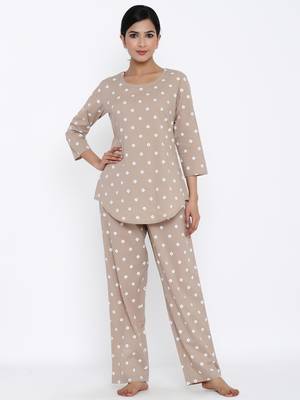 Cream Cotton stitched   TOP with     Palazzo 1