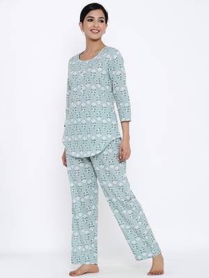 Grey Cotton stitched   TOP with     Palazzo 3