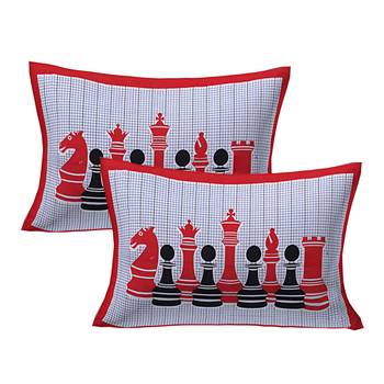 RED  Traditional Jaipuri  Cotton Double Bedsheet with 2 Pillow Covers 3