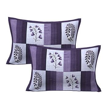 BLACK  Traditional Jaipuri  Cotton Double Bedsheet with 2 Pillow Covers 3