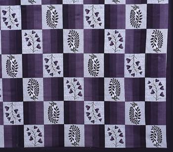 BLACK  Traditional Jaipuri  Cotton Double Bedsheet with 2 Pillow Covers 5