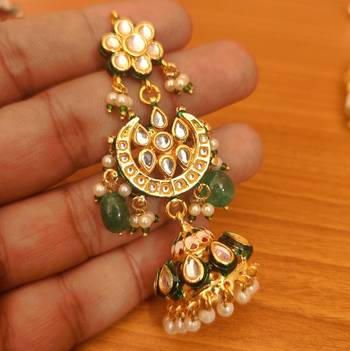 Green jhumkas 2