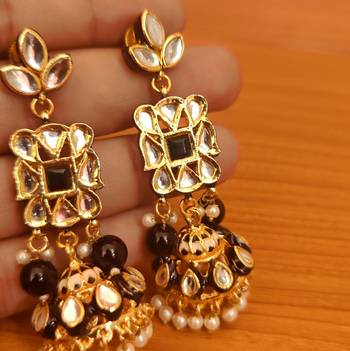 Black jhumkas 2