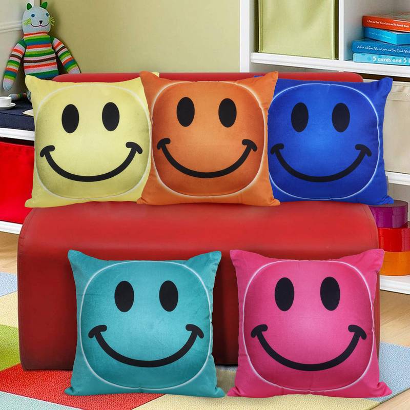 smiley cushion covers