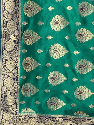 Multicolor Woven  Art Silk Saree With Blouse 5