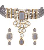 Grey agate necklaces