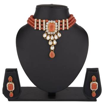 Orange agate necklaces 5