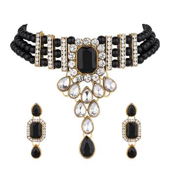 Black agate necklaces 1