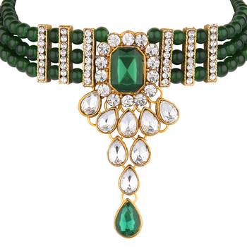 Green agate necklaces 3