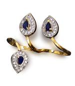 Multicolor gold plated antique gold Copper   Ring