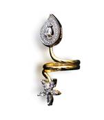 Multicolor gold plated antique gold Copper   Ring