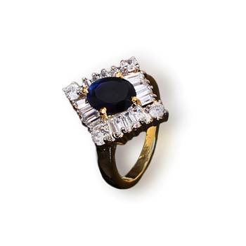 Multicolor gold plated antique gold Copper   Ring 1