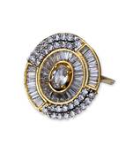 Multicolor gold plated antique gold Copper   Ring