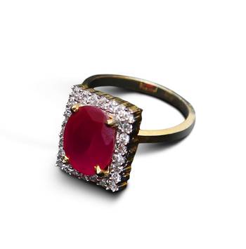 Multicolor gold plated antique gold Copper   Ring 1
