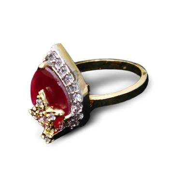 Multicolor gold plated antique gold Copper   Ring 1