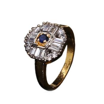 Multicolor gold plated antique gold Copper   Ring 1