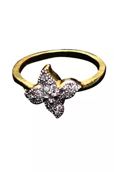 Multicolor gold plated antique gold Copper   Ring