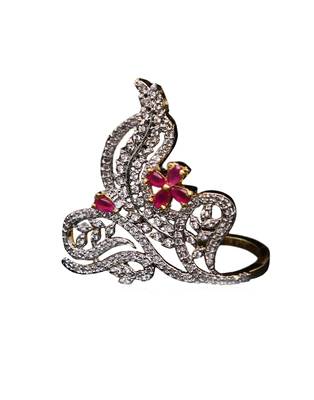 Multicolor gold plated antique gold Copper   Ring 1