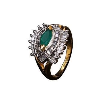 Multicolor gold plated antique gold Copper   Ring 1