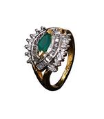 Multicolor gold plated antique gold Copper   Ring